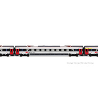 Lima H0 DC Triebzug ETR 610 neue Lackierung mit roten T&uuml;ren, SBB, 4-teiliges Grundset, Ep. VI, analog