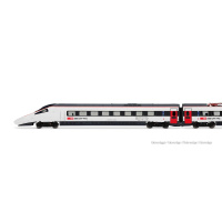 Lima H0 DC Triebzug ETR 610 neue Lackierung mit roten T&uuml;ren, SBB, 4-teiliges Grundset, Ep. VI, analog