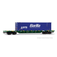 Rivarossi H0 DC 4-achsiger Containerwagen Sgnss...