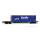 Rivarossi H0 DC 4-achsiger Containerwagen Sgnss gr&uuml;n, Mercitalia Intermodal, mit 45-Cont. GTS Barilla, Ep. VI