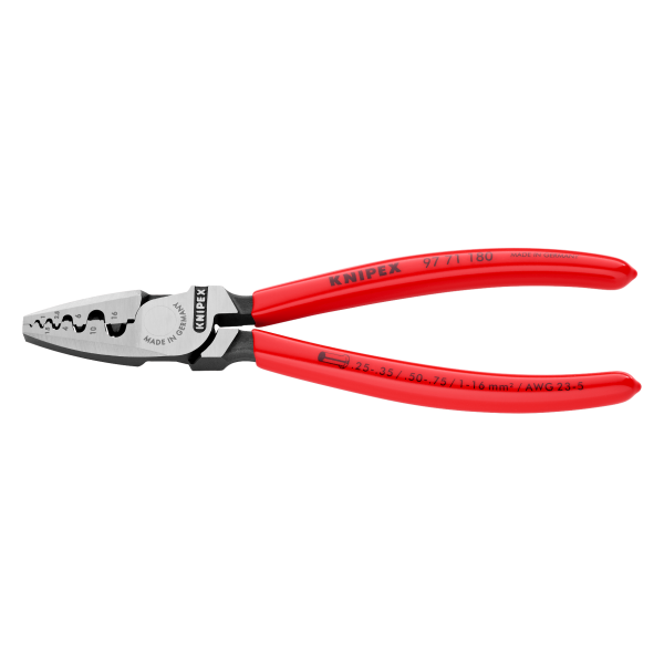 KNIPEX Crimpzange Dorn-Crimp 0.25-16.0 mm&sup2; 180 mm