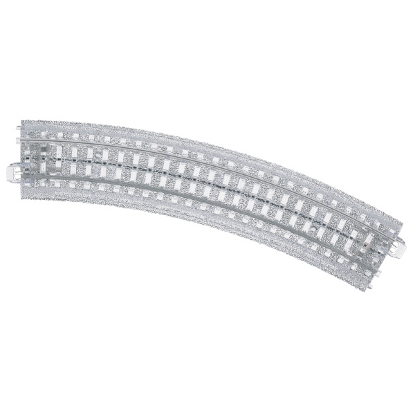M&auml;rklin H0 C-Gleis gebogen Radius 1, 360mm, transparent