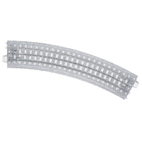 M&auml;rklin H0 C-Gleis gebogen Radius 1, 360mm, transparent
