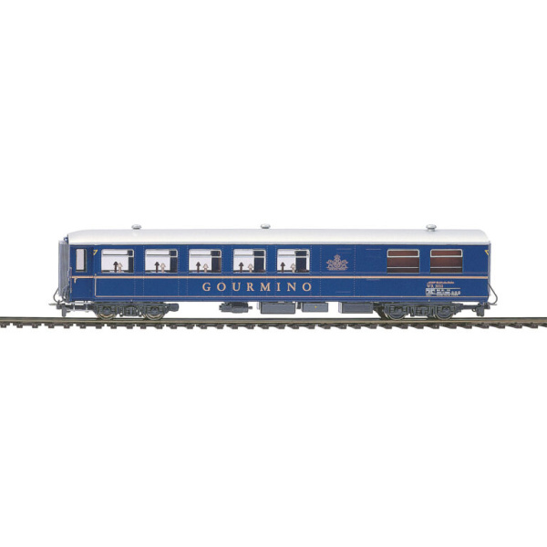 BEMO H0m Speisewagen WR-S 3810 RhB, dunkelblau