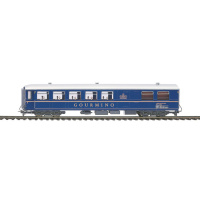 BEMO H0m Speisewagen WR-S 3810 RhB, dunkelblau
