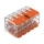 Verbindungsklemme WAGO 221 10&times;0.2&hellip;4mm&sup2; Hebel 32A 450V orange transparent