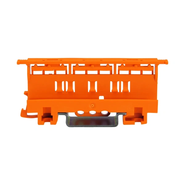 Befestigungsadapter WAGO COMPACT 221, 4mm&sup2;, auf TH-35, 17.5mm, orange