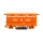 Befestigungsadapter WAGO COMPACT 221, 4mm&sup2;, auf TH-35, 17.5mm, orange