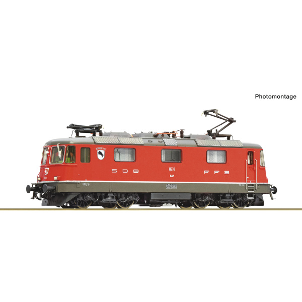 Roco H0 DC Elektrolokomotive Re 4/4 II 11239 &bdquo;Porrentruy&ldquo;, SBB, digital Sound
