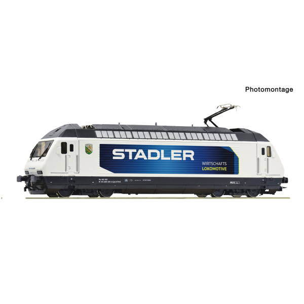Roco H0 AC Elektrolokomotive Re 465 001-6, Stadler Rail, digital Sound