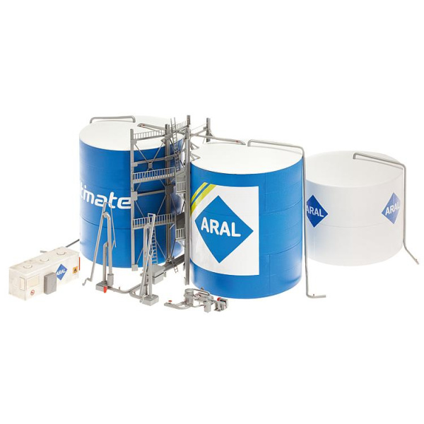 Faller H0 Tanklager ARAL, 3 Rundtanks