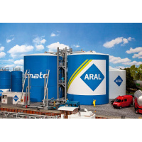 Faller H0 Tanklager ARAL, 3 Rundtanks