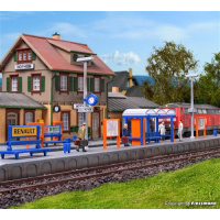 Kibri H0 Bahnsteig Hofheim, S-Bahn Haltestelle