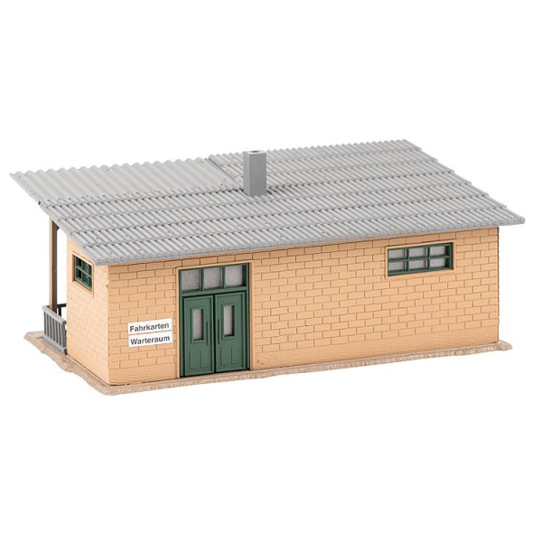 Faller H0 Haltepunkt Pusemuckel, Bahnhof, Haltestelle