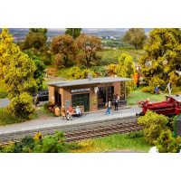 Faller H0 Haltepunkt Pusemuckel, Bahnhof, Haltestelle