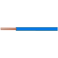 Litze 0,75mm2, Kupfer, PVC hellblau, Rolle &agrave; 100m