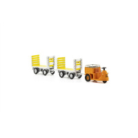 ACE Elektro-Schlepper mit Anh&auml;nger NEFAG der SBB