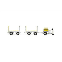 ACE Elektro-Schlepper mit Anh&auml;nger NEFAG der PTT