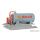 Kibri H0 Dieseltankstelle f&uuml;r Diesellok-Depot