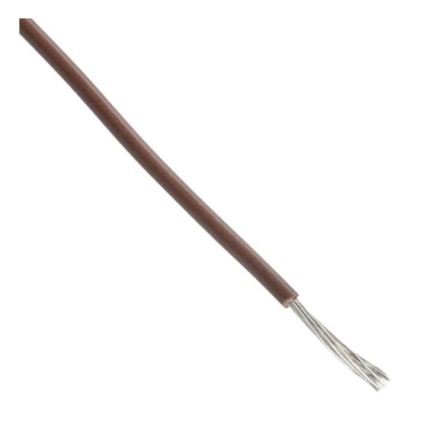 Litze 0,23mm2, 24AWG, Kupfer, PVC braun, Rolle &agrave; 30m