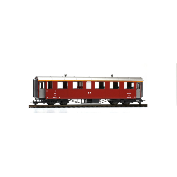BEMO H0m Personenwagen AB 4161 FO, Umbauwagen, 1./2. Klasse, rot