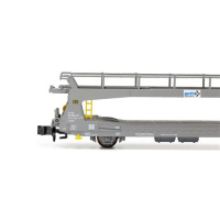 MF Train N DC Autotransportwagen TA370, GOTH, grau