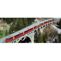 BEMO H0m Personenwagen B 573 01 AGZ RhB, Mittelwagen,...