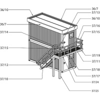 Faller H0 Baucontainer STRABAG