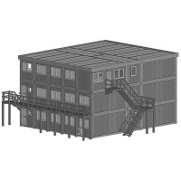 Faller H0 Baucontainer STRABAG
