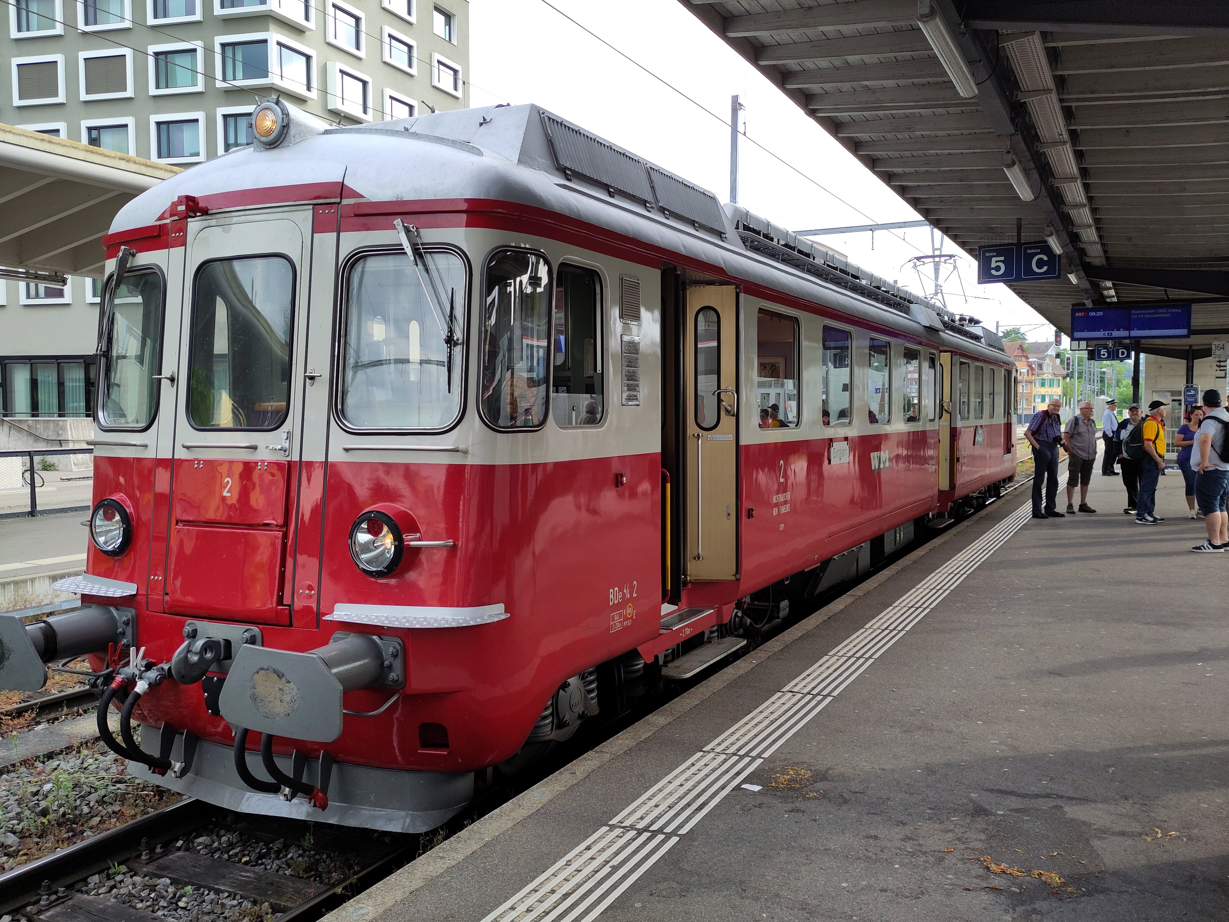 Triebwagen BDe 4/4 2 in Schaffhausen